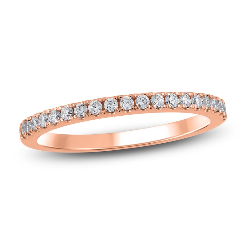 Certified Diamond Anniversary Ring 1/4 ct tw 14K Rose Gold