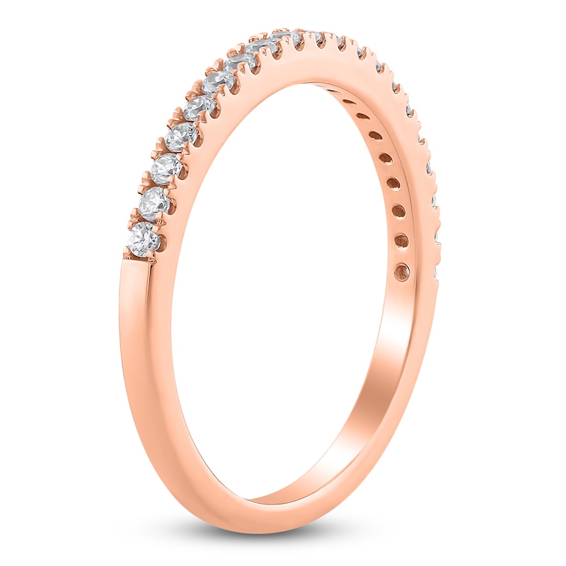 Certified Diamond Anniversary Ring 1/4 ct tw 14K Rose Gold