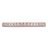 Thumbnail Image 2 of Certified Diamond Anniversary Ring 1/4 ct tw 14K Rose Gold