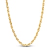 Thumbnail Image 1 of Solid Glitter Rope Chain Necklace 4.4mm 10K Yellow Gold 22&quot;