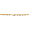 Thumbnail Image 2 of Solid Glitter Rope Chain Necklace 4.4mm 10K Yellow Gold 22&quot;