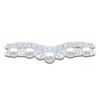 Thumbnail Image 3 of Pnina Tornai Cultured Pearl & Diamond Two-Row Contour Anniversary Ring 1/3 ct tw 14K White Gold