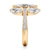 Thumbnail Image 3 of J'Lure Moval Old-Cut Lab-Created Diamond Engagement Ring 4-1/5 ct tw 18K Yellow Gold