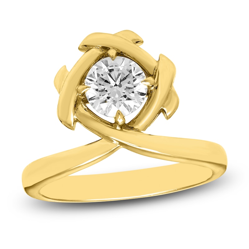 Main Image 1 of Unspoken Diamond Ring 1 ct tw 14K Yellow Gold (I1/I)