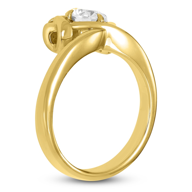 Main Image 2 of Unspoken Diamond Ring 1 ct tw 14K Yellow Gold (I1/I)