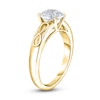 Thumbnail Image 1 of Diamond Solitaire Infinity Engagement Ring 1/2 ct tw Round 14K Yellow Gold (I2/I)