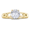 Thumbnail Image 2 of Diamond Solitaire Infinity Engagement Ring 1/2 ct tw Round 14K Yellow Gold (I2/I)