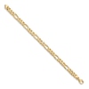 Thumbnail Image 2 of Men's Solid Figaro Chain Bracelet 14K Yellow Gold 7.0mm 8&quot;