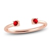 Thumbnail Image 0 of Juliette Maison Natural Ruby Cuff Ring 10K Rose Gold