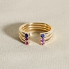 Thumbnail Image 3 of Juliette Maison Natural Ruby Cuff Ring 10K Rose Gold
