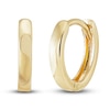 Thumbnail Image 1 of Cast Huggie Hoop Earrings 14K Yellow Gold 9.54mm