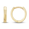 Thumbnail Image 2 of Cast Huggie Hoop Earrings 14K Yellow Gold 9.54mm