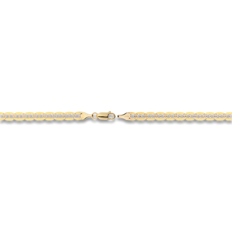 Main Image 3 of Faux Pave Mariner Chain Necklace 14K Yellow Gold 20&quot; 5.1mm