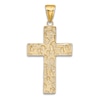 Thumbnail Image 3 of Flat Cross Pendant Necklace 14K Yellow Gold 18&quot;