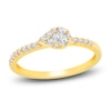 Thumbnail Image 1 of Diamond Teardrop Ring 1/4 ct tw Round 10K Yellow Gold