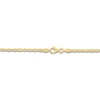 Thumbnail Image 3 of Solid Diamond-Cut Rope Chain Necklace 14K Yellow Gold 16&quot; 2.5mm