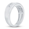 Thumbnail Image 4 of Men's Diamond Wedding Band 1/2 ct tw Round 14K White Gold