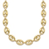 Thumbnail Image 0 of High-Polish Puffy Mariner Link Necklace 14K Yellow Gold 18" 8.4mm