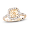 Thumbnail Image 1 of Diamond Engagement Ring Setting 1/2 ct tw Round 14K Yellow Gold