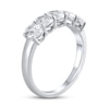 Thumbnail Image 2 of Lab-Created Diamond Anniversary Band 1-1/2 ct tw Oval 14K White Gold