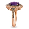 Thumbnail Image 2 of Le Vian Natural Amethyst & Diamond Ring 3/4 ct tw 14K Strawberry Gold