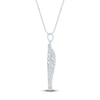 Thumbnail Image 2 of Pnina Tornai Diamond Wing Pendant Necklace 3/8 ct tw Round 14K White Gold