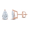 Thumbnail Image 0 of Pear-Shaped Lab-Created Diamond Solitaire Stud Earrings 1-1/2 ct tw 14K Rose Gold (F/SI2)