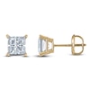 Thumbnail Image 0 of Princess-Cut Lab-Created Diamond Solitaire Stud Earrings 1 ct tw 14K Yellow Gold (F/SI2)