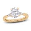 Thumbnail Image 0 of Lab-Created Diamond Oval-Cut Engagement Ring 2 ct tw 14K Yellow Gold