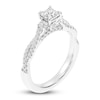 Thumbnail Image 1 of Princess Diamond Engagement Ring 3/4 ct tw 14K White Gold