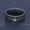 Thumbnail Image 4 of Claddagh Wedding Band Tantalum & Titanium 7.5mm