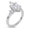 Thumbnail Image 2 of Marquise-Cut Lab-Created Diamond Engagement Ring 3-1/6 ct tw 14K White Gold