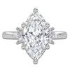 Thumbnail Image 3 of Marquise-Cut Lab-Created Diamond Engagement Ring 3-1/6 ct tw 14K White Gold