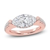 Thumbnail Image 1 of Marquise-Cut Lab-Created Diamond Engagement Ring 2-1/3 ct tw 14K Rose Gold