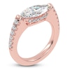 Thumbnail Image 2 of Marquise-Cut Lab-Created Diamond Engagement Ring 2-1/3 ct tw 14K Rose Gold