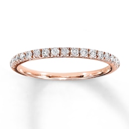 Diamond Anniversary Band 1/4 ct tw Round-cut 10K Rose Gold