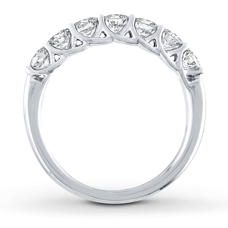 Main Image 2 of Diamond Anniversary Band 1 ct tw Round-cut Platinum