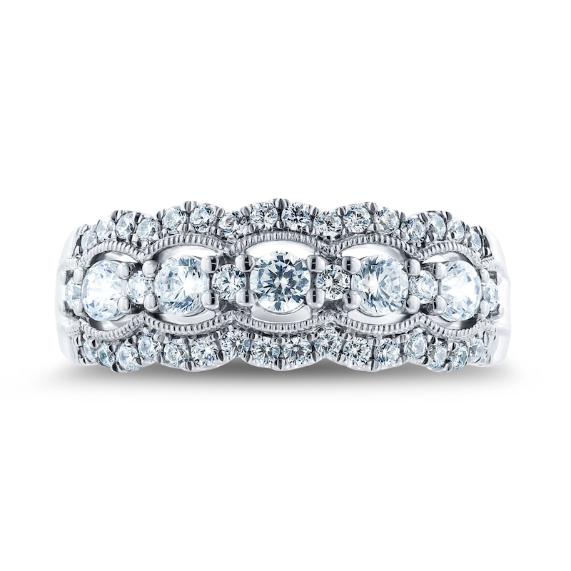 Main Image 3 of Diamond Anniversary Ring 3/4 ct tw Round 14K White Gold