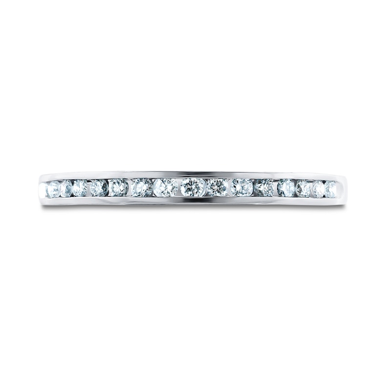 Main Image 3 of Diamond Anniversary Ring 1/5 ct tw Round 14K White Gold