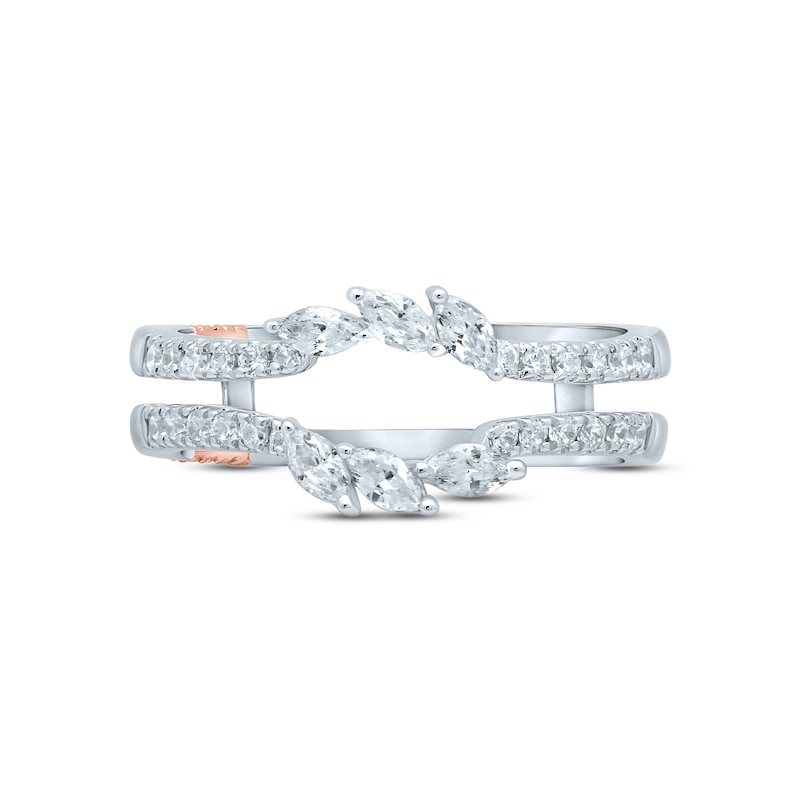 Main Image 3 of Pnina Tornai Diamond Enhancer Ring 5/8 ct tw Marquise/Round 14K White Gold