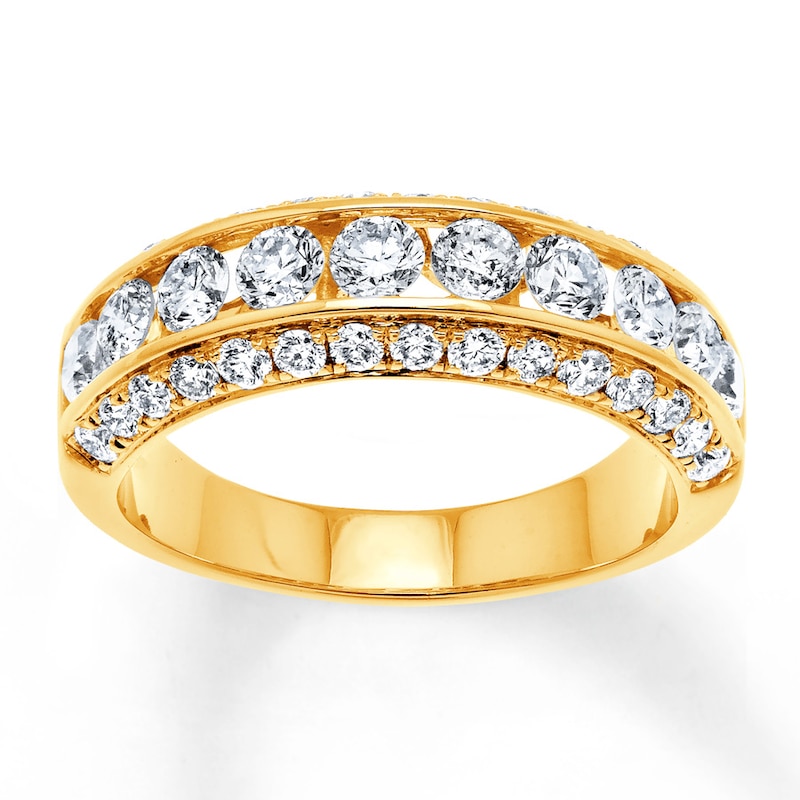 Main Image 1 of Diamond Anniversary Band 2 ct tw Round-cut 14K Yellow Gold