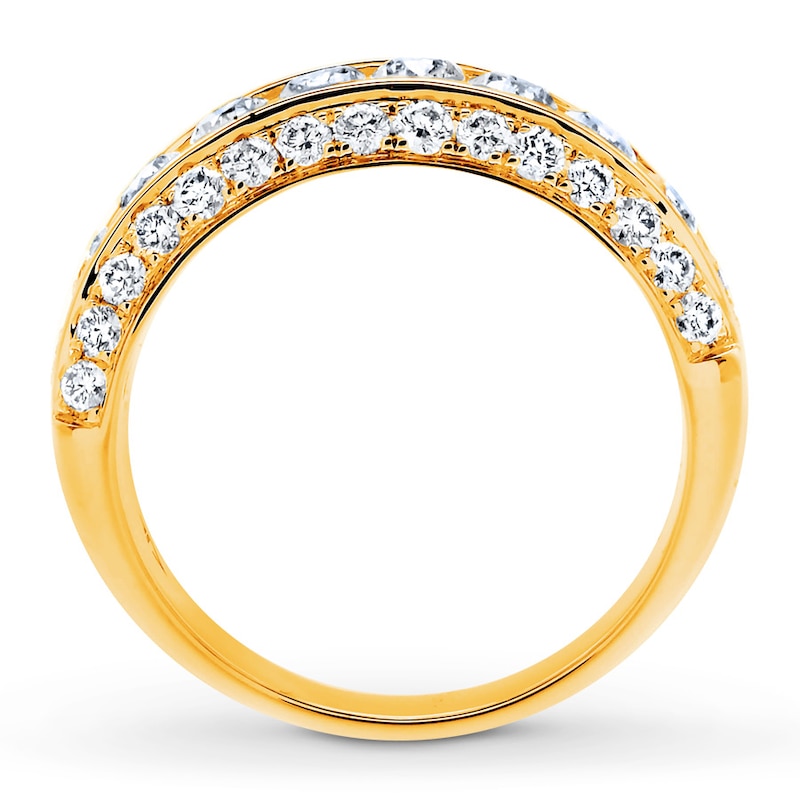 Main Image 2 of Diamond Anniversary Band 2 ct tw Round-cut 14K Yellow Gold