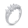 Thumbnail Image 2 of Diamond 5-Stone Anniversary Ring 2-1/5 ct tw Round/Marquise 14K White Gold