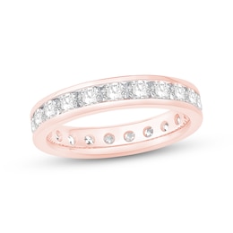 Diamond Eternity Band 2 ct tw Round 14K Rose Gold