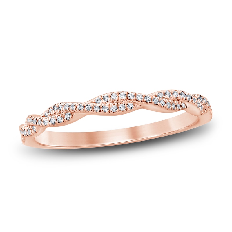 Diamond Anniversary Band 1/8 ct tw Round 14K Rose Gold