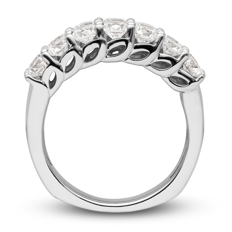 Main Image 2 of Diamond Anniversary Band 2 ct tw Round 18K White Gold