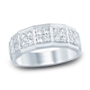 Thumbnail Image 1 of Men's Diamond Ring 1 ct tw Round 14K White Gold