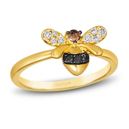 Le Vian Diamond Bee Ring 1/5 ct tw Round 14K Honey Gold