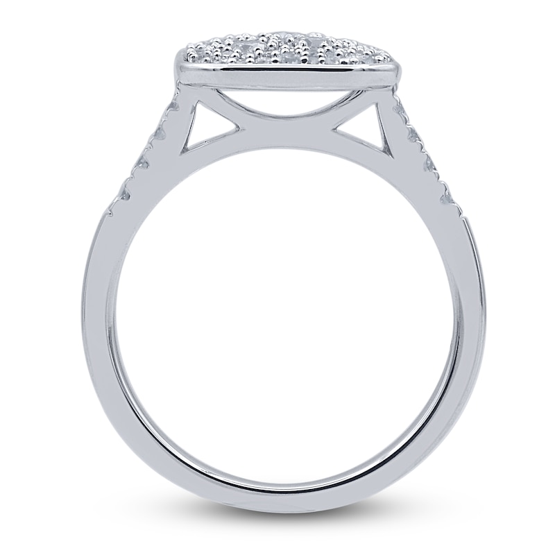 Main Image 2 of Diamond Ring 3/4 ct tw Round 14K White Gold