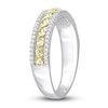 Thumbnail Image 1 of Y-Knot Diamond Anniversary Band 1/5 ct tw Round 14K Two-Tone Gold